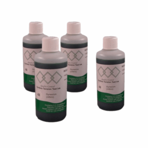 Kit Ink Testing ASSELEC para medir energía superficial en materiales industriales.